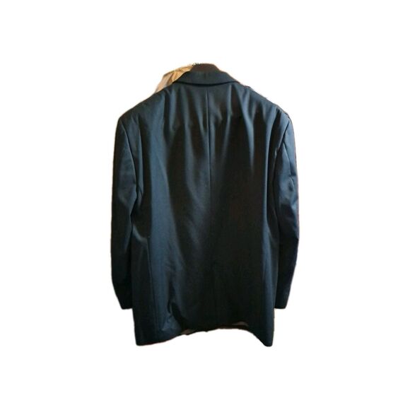 Paul Fredrick Classic Fit Men Green Wool Blazer Sport Coat Size 43 S - Picture 4 of 5